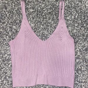 Light Purple Cropped Tank